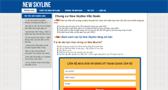 Desktop Screenshot of chungcunewskyline.com